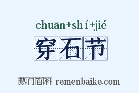 穿石节是什么意思的图片